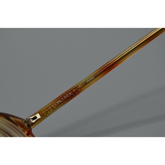 Concorde Eyeglasses Frames Orange Plastic Secretary Geek Chic 53^18 140mm Vtg - Picture 9 of 11
